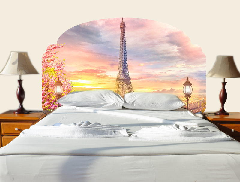 מדבקת ראש מיטה | פריז