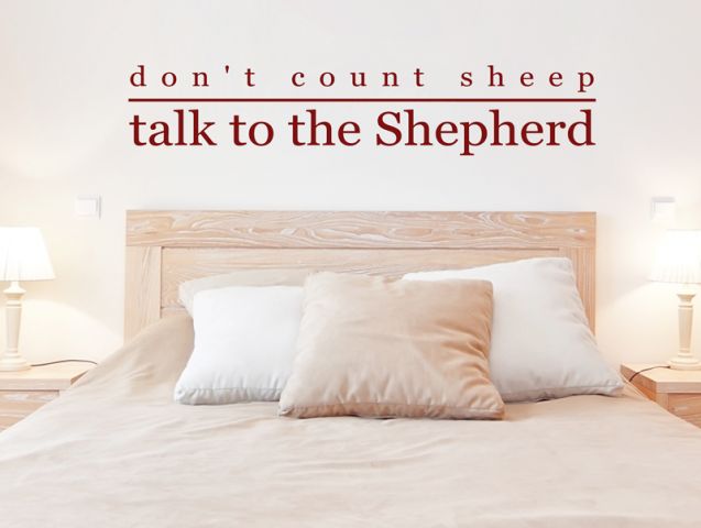 אל תספור כבשים - דבר עם הרועה
