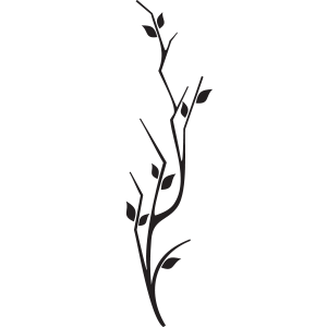 עיטור ענף פורח בסגנון יפני