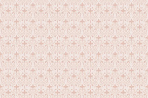 טפט פרחי וינטג׳ בצבעי אפרסק