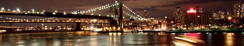 בורדר הגשר בניו יורק שעת לילה מאוחרת