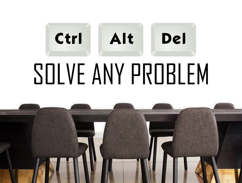 מדבקה | Ctrl Alt Delete