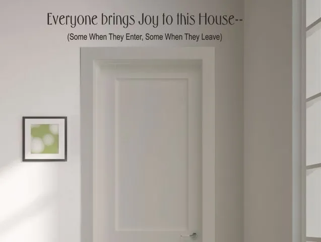 ..everyone brings joy