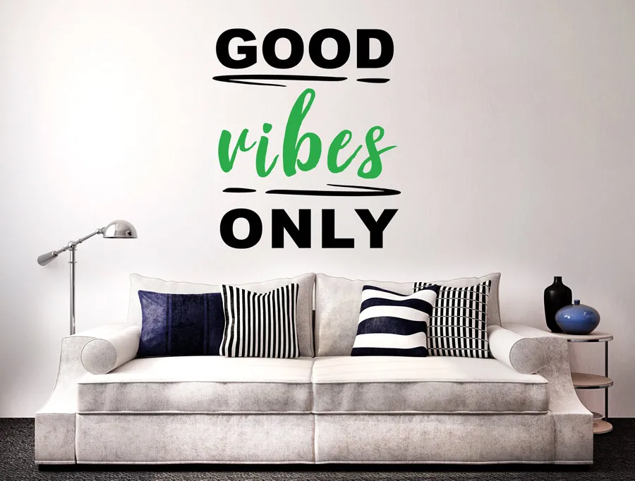 מדבקת קיר | GOOD VIBES ONLY