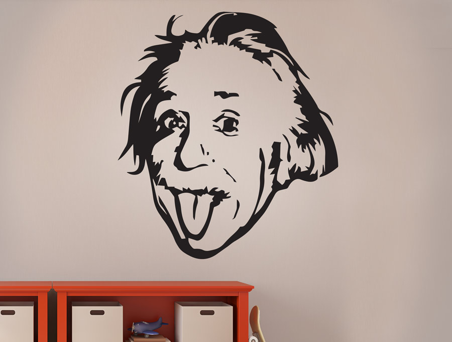 מדבקת קיר | איינשטיין