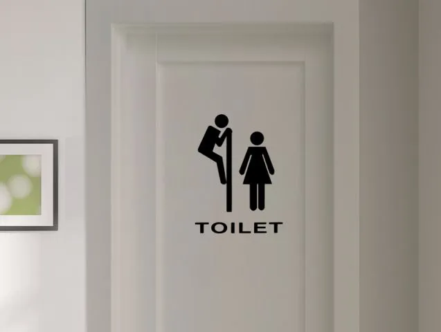 מדבקת לשירותים