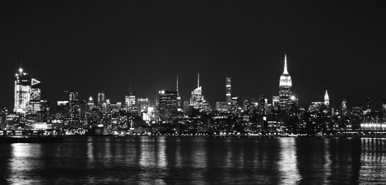 טפט ניו יורק בלילה
