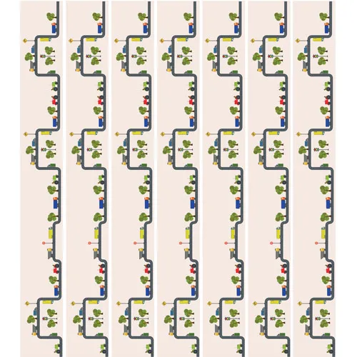 בורדר שביל מכוניות לחדרי ילדים