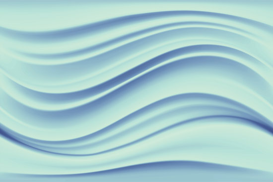 גלים כחולים תלת מימדיים