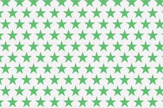כוכבים בטקסטורה מחוספסת בצבע ירוק