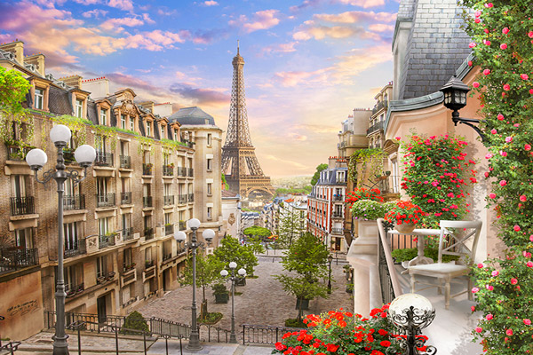 רחוב יפייפה בפריז