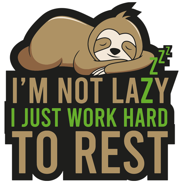 אני עובד קשה כדי לנוח