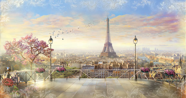 מרפסת ונוף לפריז
