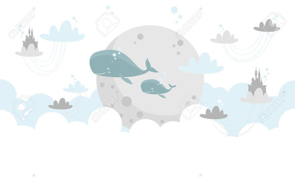 לוויתנים בעננים