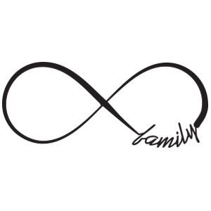 מדבקת קיר infinity family