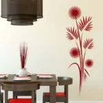 גבעולים חדים עם פרחים | StickDecor