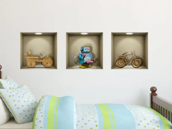 נישות רובוט קטן וצעצועי וינטאג׳