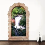 שער עתיק למפל צבעוני | StickDecor