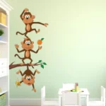 קופים שובבים | StickDecor