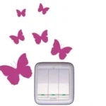 מדבקה למתג פרפרים מתעופפים | StickDecor