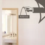 מדבקת כניסה לשירותים | StickDecor
