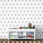 טפט כוכבים אפורים | StickDecor