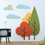 עצים מצויירים לחדרי ילדים | StickDecor