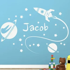 מדבקת חללית אישית