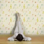טפט תווים בצבעי וינטג׳ | StickDecor