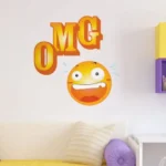 מדבקת קיר OMG | StickDecor