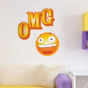 מדבקת קיר OMG
