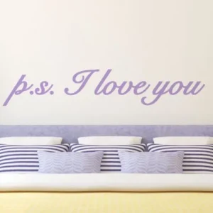 כיתוב ps: I love you