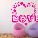 כיתוב אהבה לחדר ילדים | StickDecor