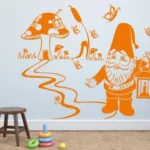 גמד ופטריה | StickDecor