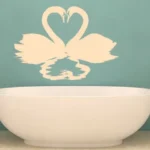 ברבורי אהבה לאמבטיה | StickDecor