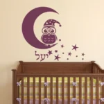 ינשוף חכם בלילה | StickDecor