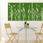 קני סוף ופרפרים | StickDecor