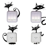 חתולים לשקעים | StickDecor