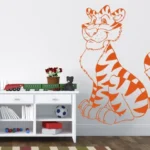 מדבקת טיגריס מצוייר | StickDecor