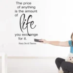 ..the price of anything is the amount of life | StickDecor