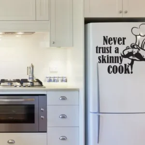 never trust a skinny cook