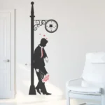 שעון רומנטי | StickDecor