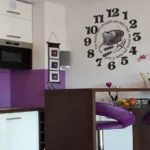 שעון מדבקה למטבח | StickDecor