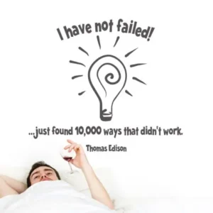 I have not failed