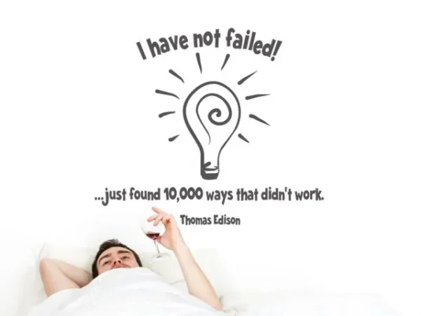I have not failed