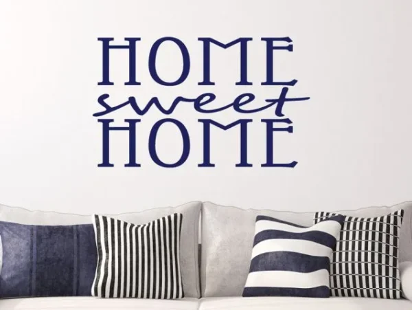 כיתוב home sweet home