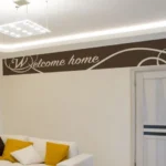 מדבקת באנר "welcome home" | StickDecor