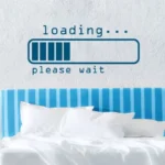 מדבקת קיר ״Loading" | StickDecor