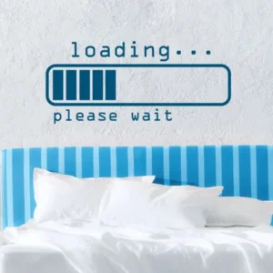 מדבקת קיר ״Loading"
