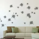 מדבקת קיר כתמי צבע | StickDecor